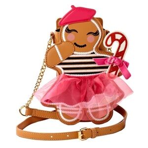 Final Price!
Betsey Johnson Gingerbread Crossbody NWT
